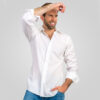 C1RCPR000003 Camisa Corte Italiano Regular Fit Blanca lisa-
