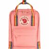 Mochila Fjällräven Kånken Rainbow mini color rosa de 7 litros