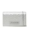Bolso bandolera Love Moschino para mujer en color argento