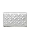 Bolso bandolera Love Moschino para mujer en color argento - Imagen 3