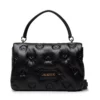 Bolso de mano con grabado de corazón Love Moschino color negro