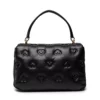 Bolso de mano con grabado de corazón Love Moschino color negro - Imagen 2