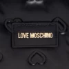 Bolso de mano con grabado de corazón Love Moschino color negro - Imagen 3