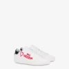 Zapatillas deportivas para mujer de piel "Love Moschino" en color blanco" - Imagen 3
