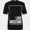 Camiseta Love Moschino para mujer color negro con estampado
