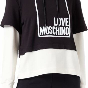 Sudadera Love Moschino con diseño de caja y capucha